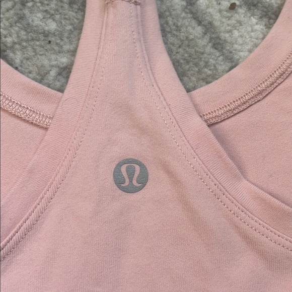 Lululemon Pink Racerback Tank Top - Picture 2 of 2